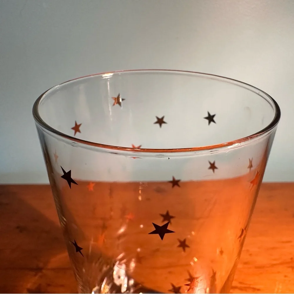 Vintage Culver 22K Stars Tom Collins Highball Glass - Tequila Sunrise Paloma LIT